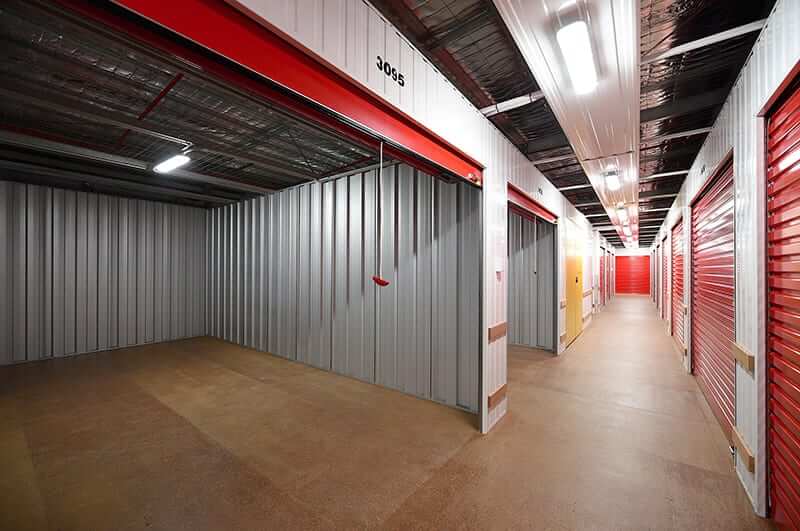 Open units at Welshpool Storage facility