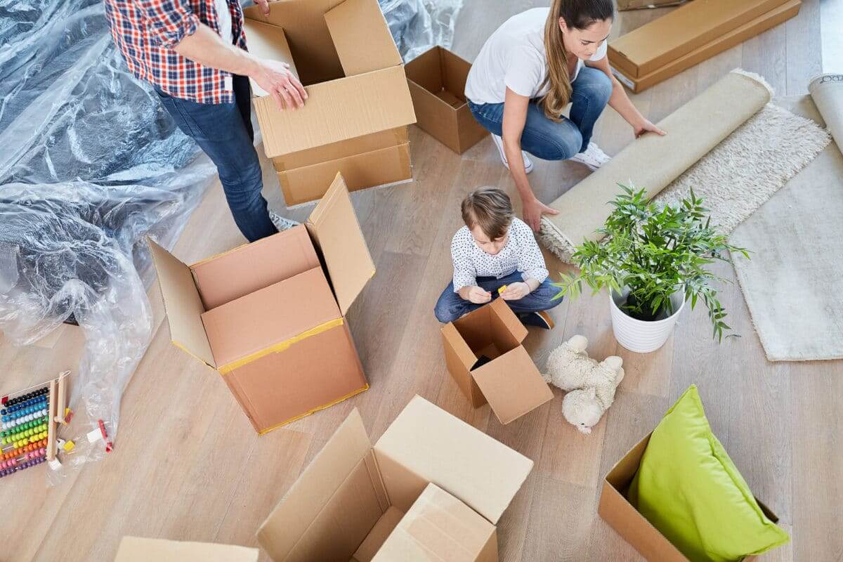 Family packing boxes