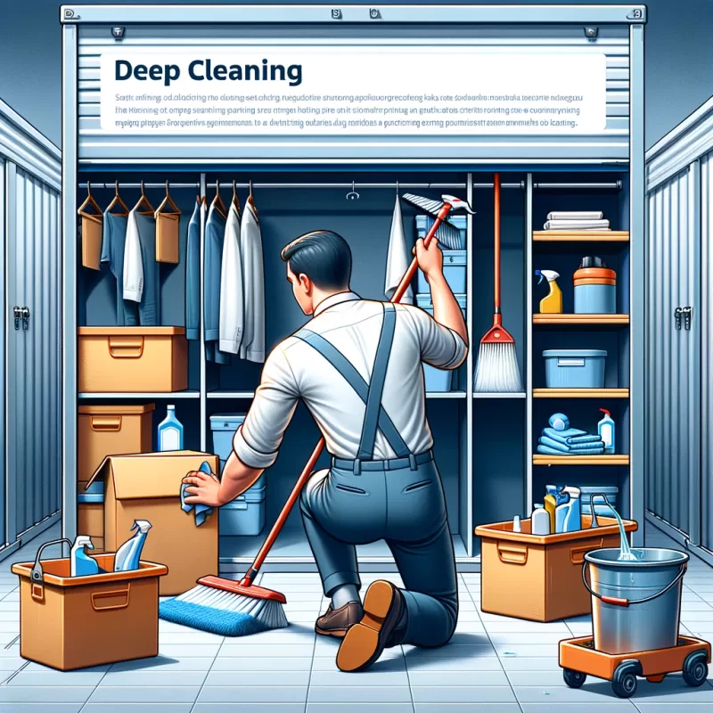 deep cleaning storage unit